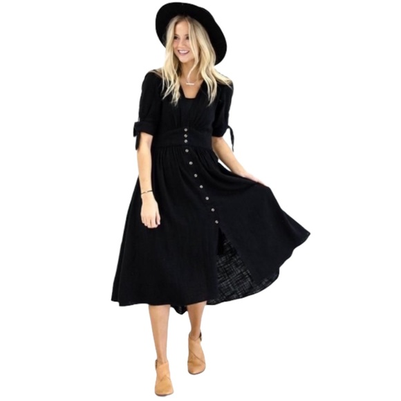 Free People Dresses & Skirts - Free People Love of My Life Button Front Dress XS